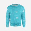 Travel The World By Plane Printed 3D Sweatshirts Hot on Sale