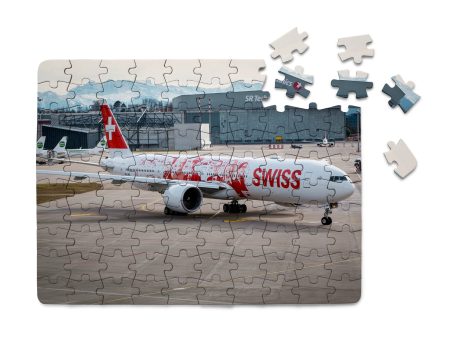 Swiss Airlines Boeing 777 Printed Puzzles Cheap