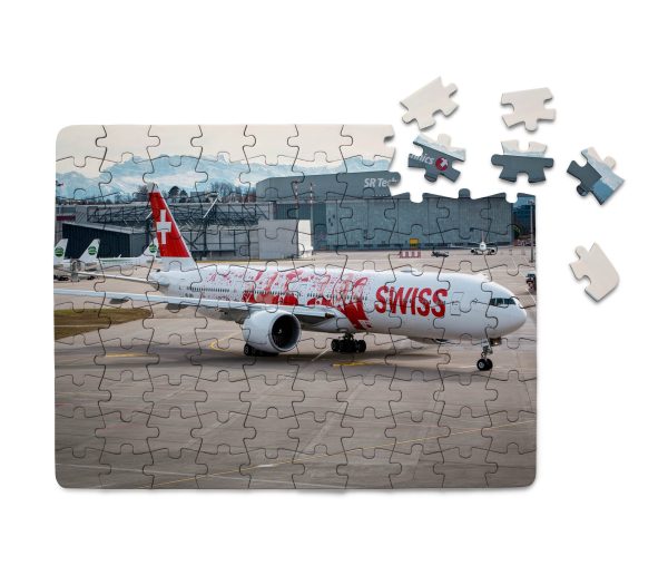 Swiss Airlines Boeing 777 Printed Puzzles Cheap