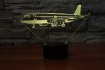 Very Detailed Airbus A320 Designed 3D Lamp Online