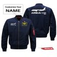 The Airbus A320neo Designed Pilot Jackets (Customizable) Hot on Sale