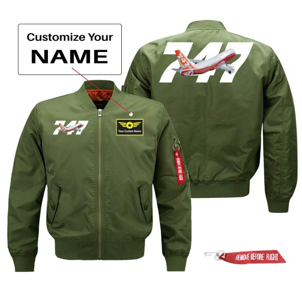 Super Boeing 747-800 Intercontinental Designed Pilot Jackets (Customizable) Hot on Sale