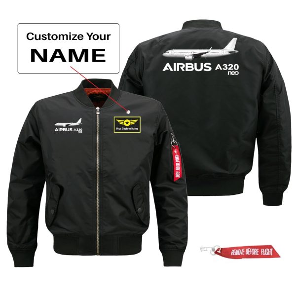 The Airbus A320neo Designed Pilot Jackets (Customizable) Hot on Sale