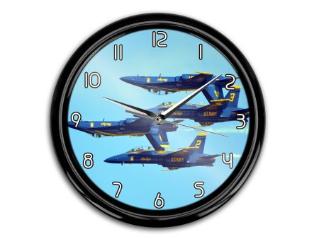 US Navy Blue Angels Printed Wall Clocks Online Hot Sale