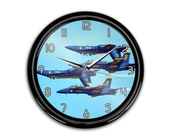 US Navy Blue Angels Printed Wall Clocks Online Hot Sale