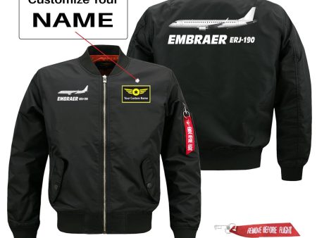 The Embraer ERJ-190 Designed Pilot Jackets (Customizable) Cheap