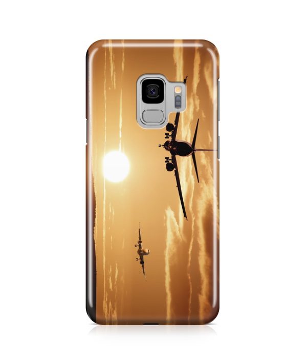 Two Aeroplanes During Sunset Printed Samsung J Cases Online Sale